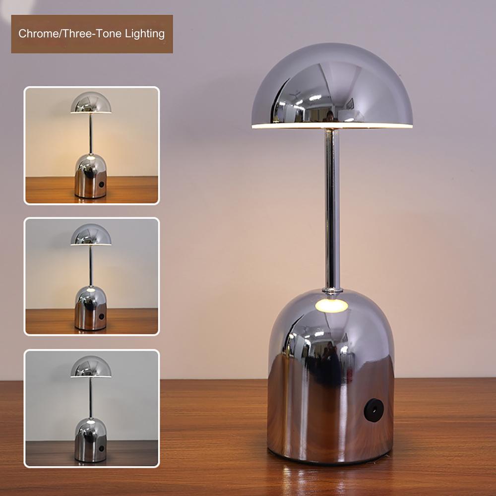 LuminaCrescent  - Dimmbare Tischlampe aus Metallj