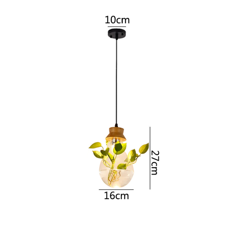 Gearbox Green - Moderne Pflanzen-Hängelampe