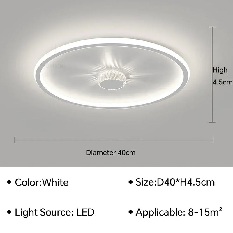 RadiantHalo - Moderne LED-Deckenleuchte