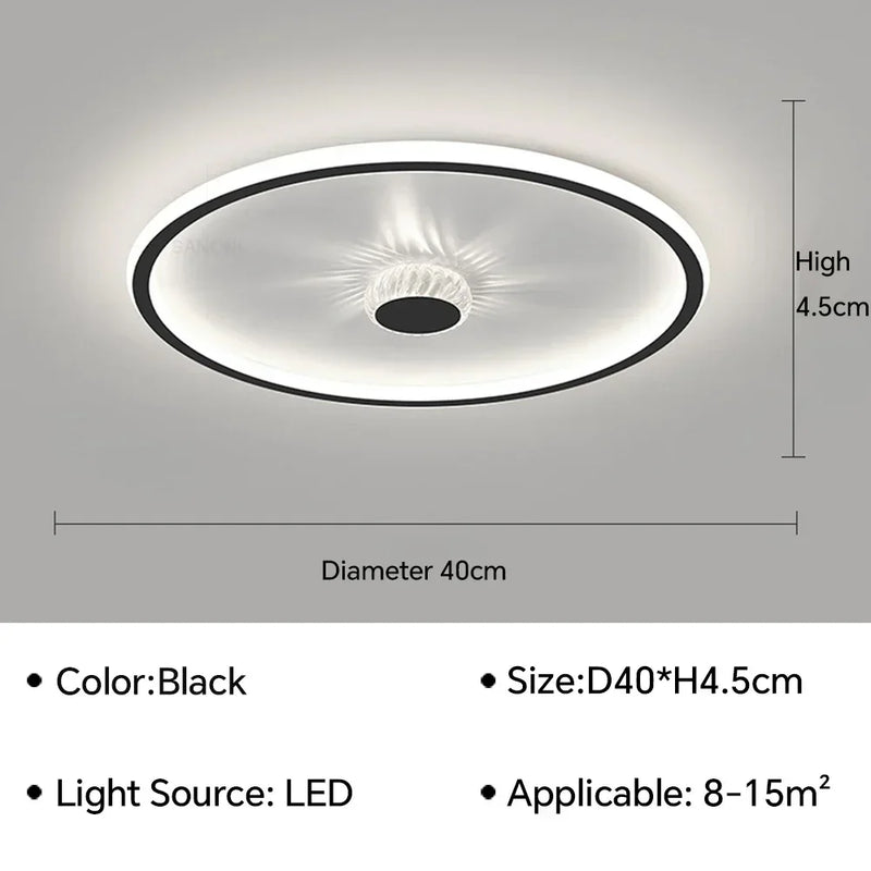 RadiantHalo - Moderne LED-Deckenleuchte