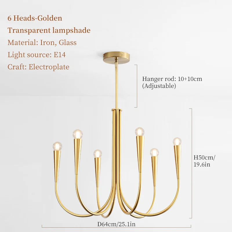 RoyaltyFrench - Candlelight LED-Deckenleuchte