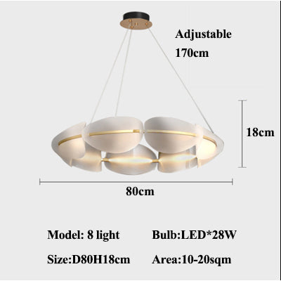 BronzeBrilliance - Moderner LED-Kronleuchter