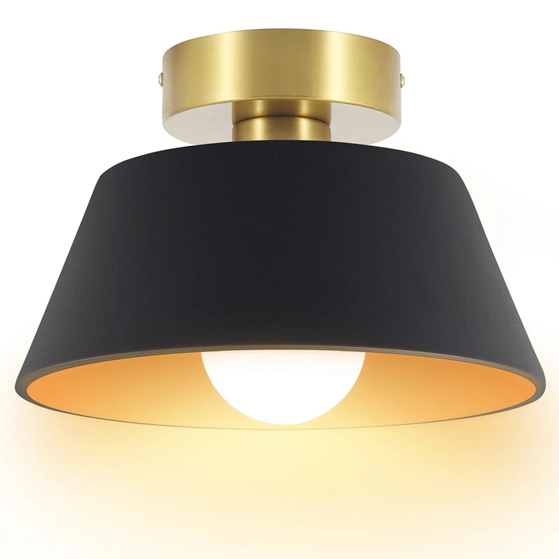 RetroGlam - Moderne Goldene Lampe