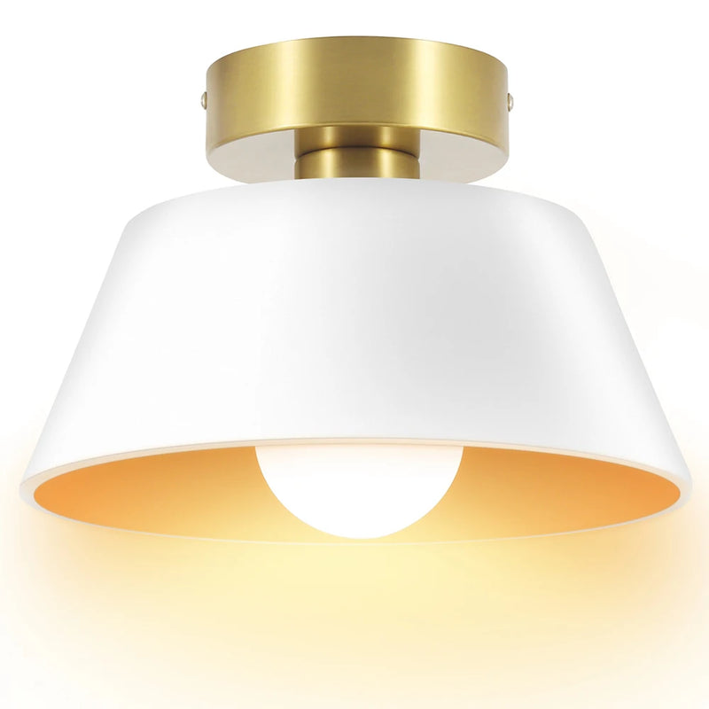 RetroGlam - Moderne Goldene Lampe