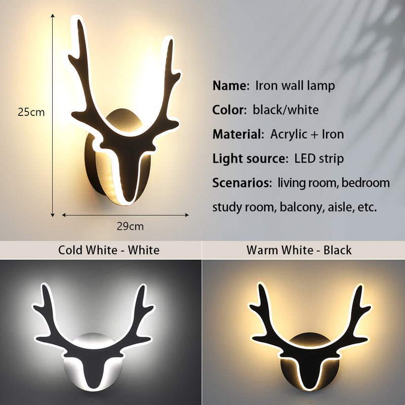 NordicAntler - Wanddekoration Lampe