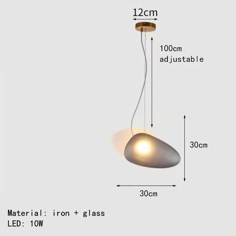 Moderner nordisch kreativer Glas Kronleuchter