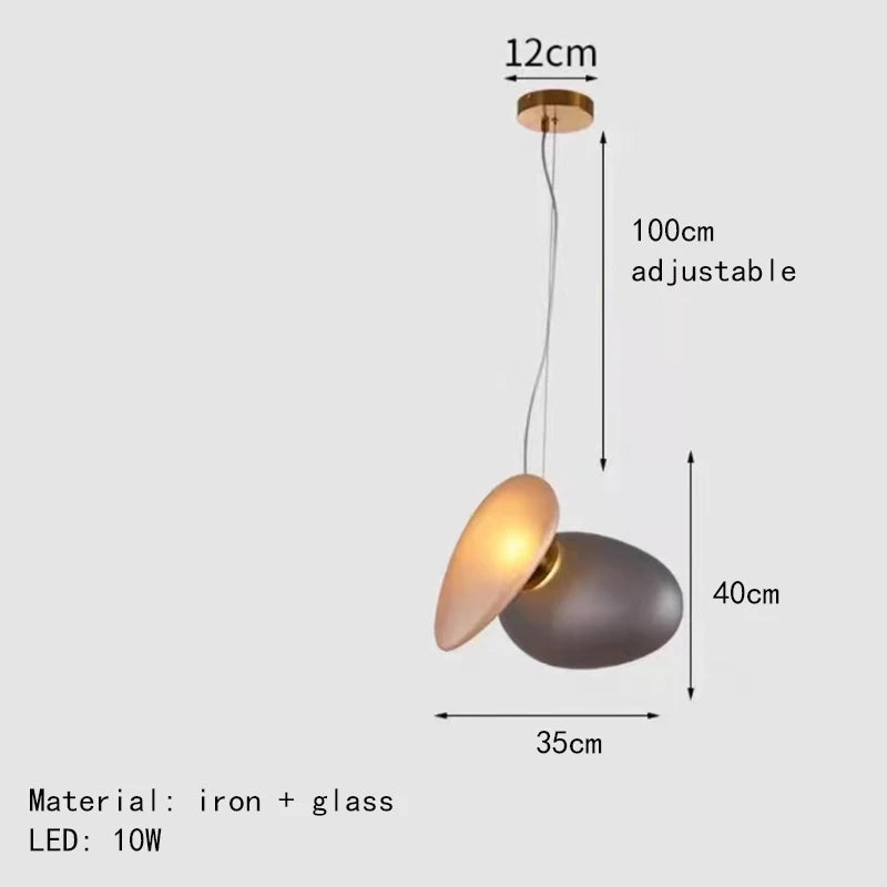 Moderner nordisch kreativer Glas Kronleuchter