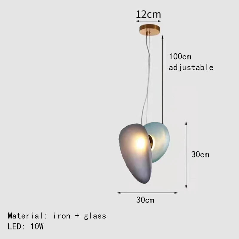 Moderner nordisch kreativer Glas Kronleuchter