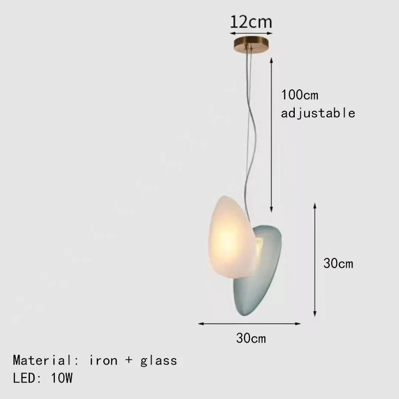 Moderner nordisch kreativer Glas Kronleuchter