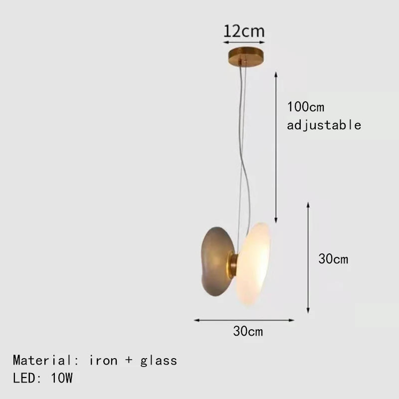 Moderner nordisch kreativer Glas Kronleuchter