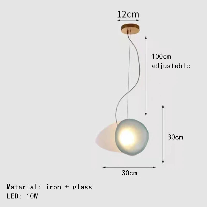 Moderner nordisch kreativer Glas Kronleuchter