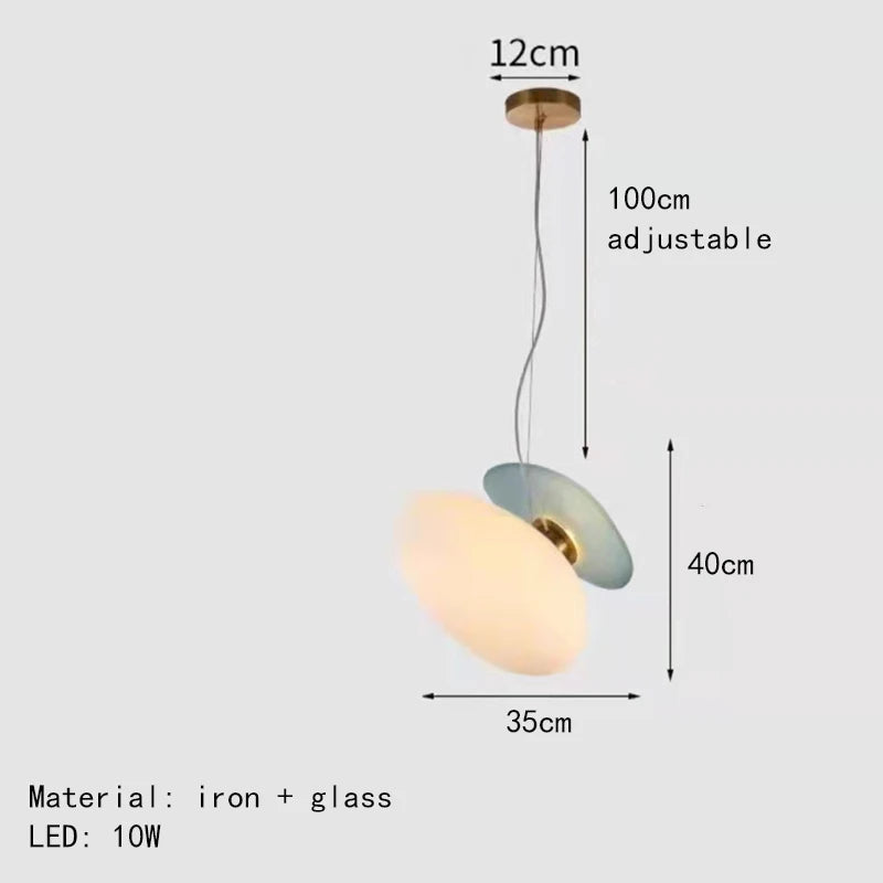 Moderner nordisch kreativer Glas Kronleuchter