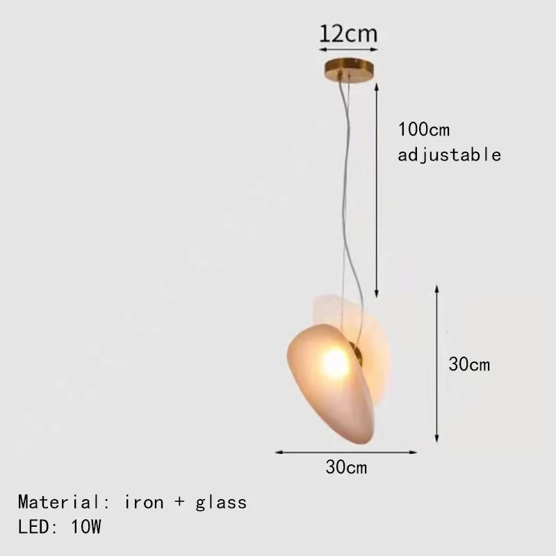 Moderner nordisch kreativer Glas Kronleuchter