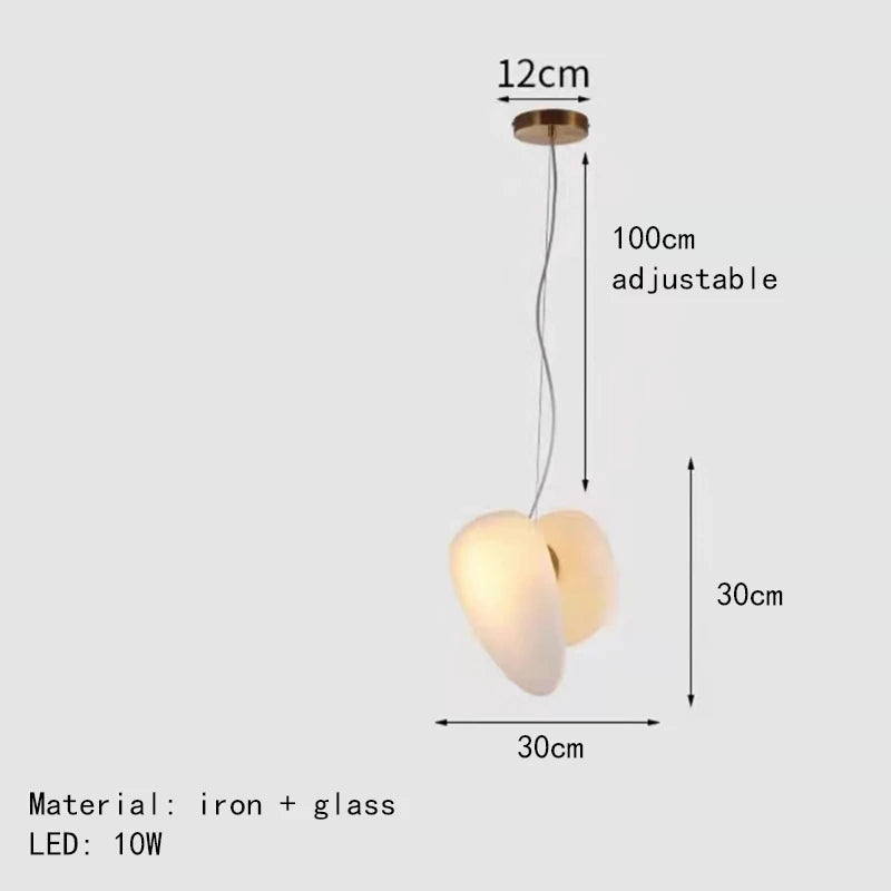 Moderner nordisch kreativer Glas Kronleuchter