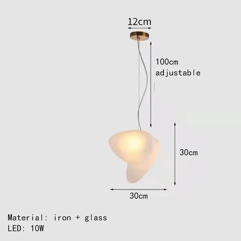 Moderner nordisch kreativer Glas Kronleuchter