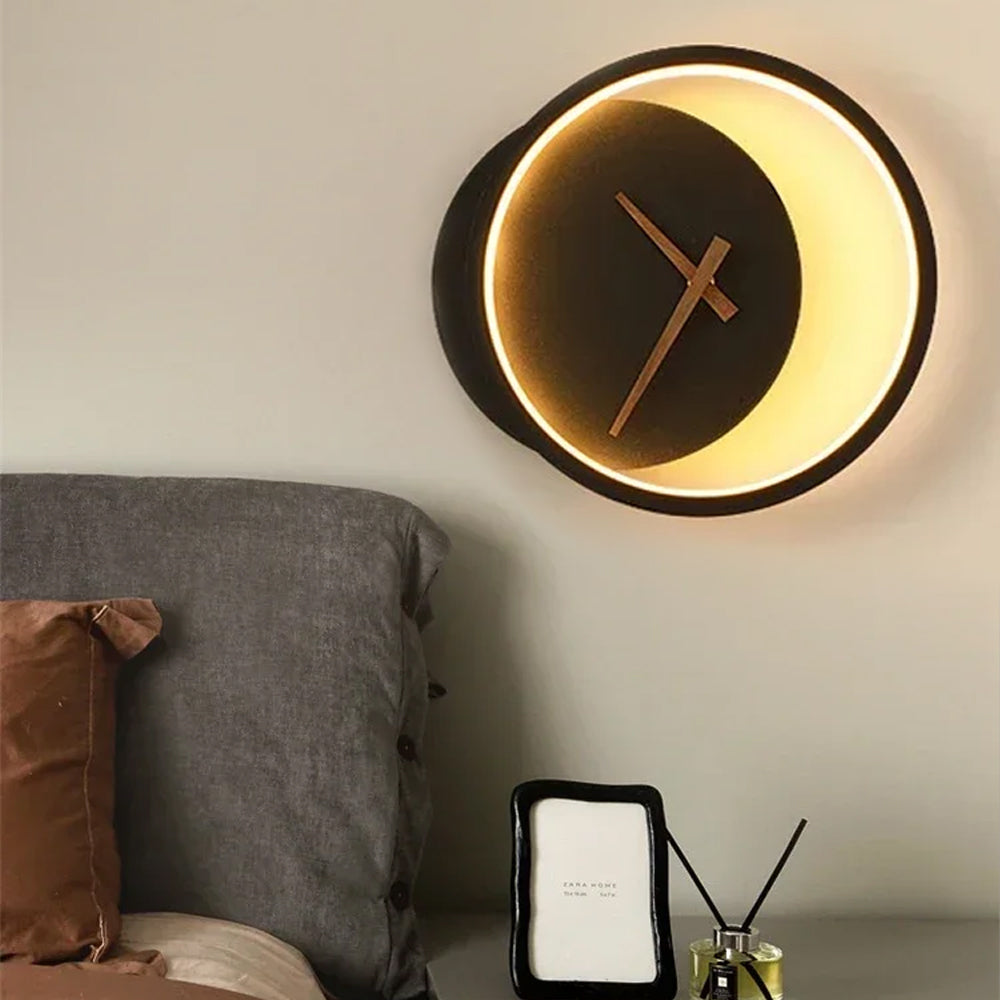 Moderne Led Uhr Wandleuchte