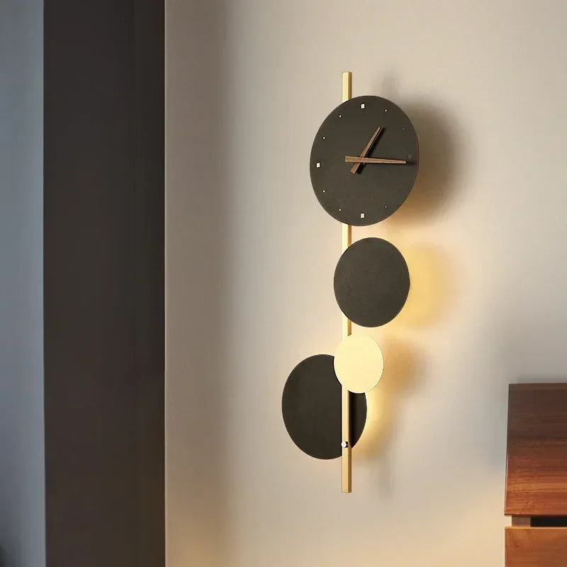 Moderne Led Uhr Wandleuchte