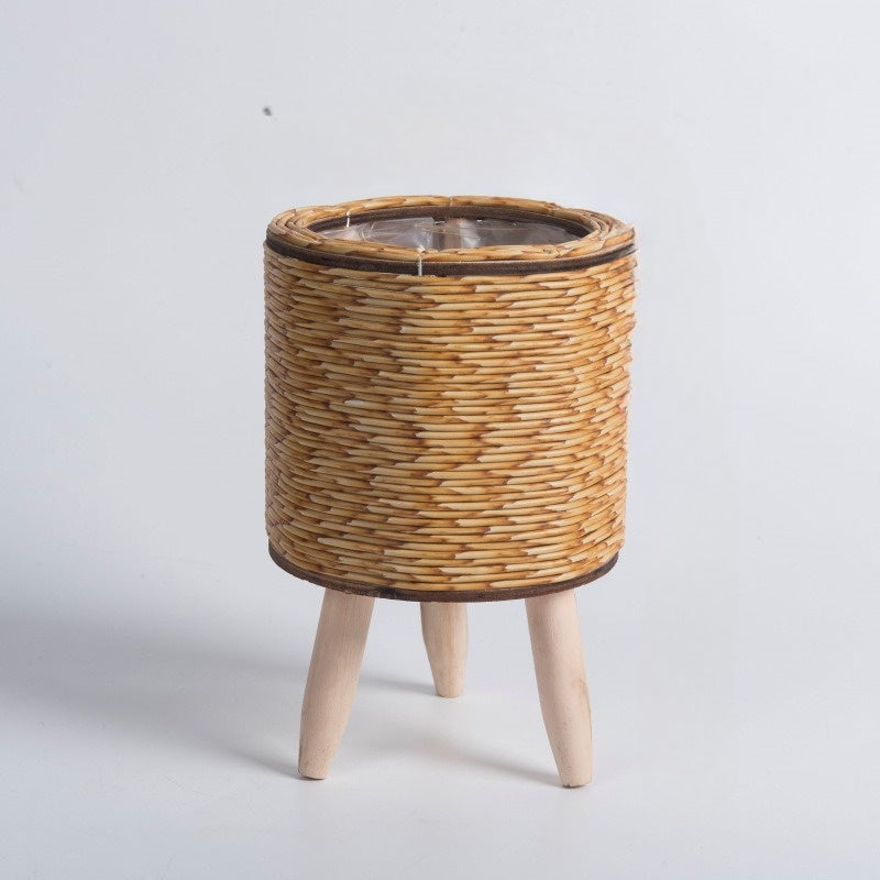 WeaveStand | Rattan Blumentopf