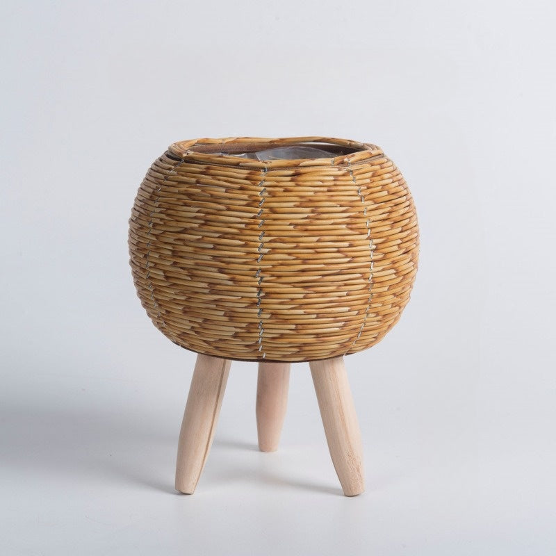 WeaveStand | Rattan Blumentopf