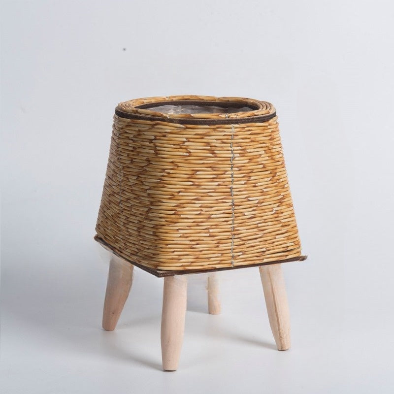 WeaveStand | Rattan Blumentopf