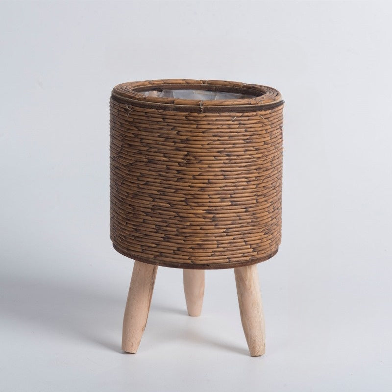 WeaveStand | Rattan Blumentopf