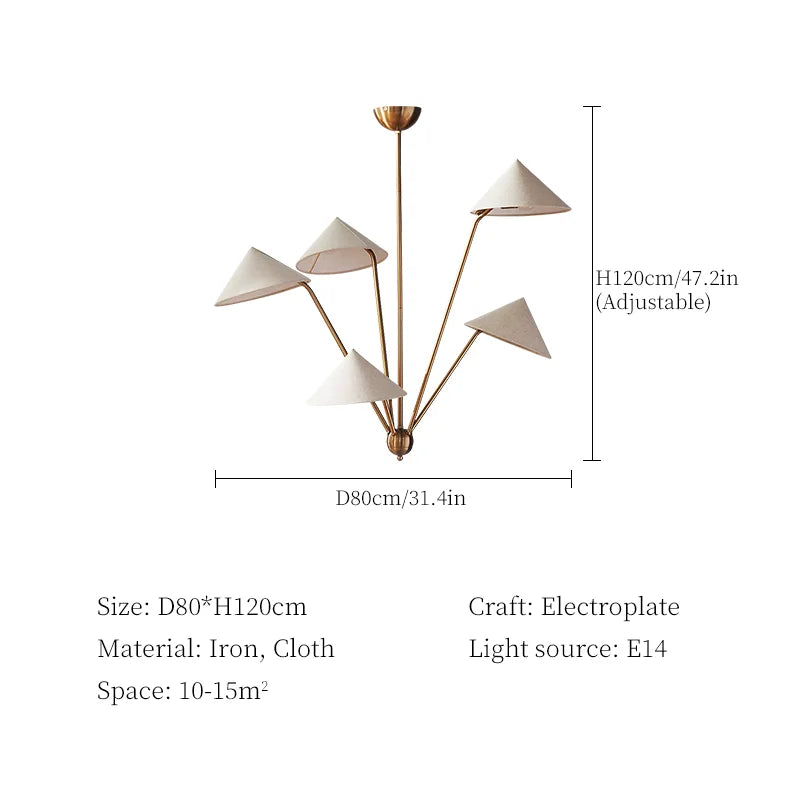 Wabi Sabi Pendelleuchte für die Decke