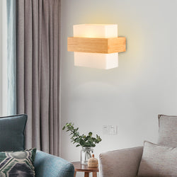 NordicGreen - Holz Blatt Lampe