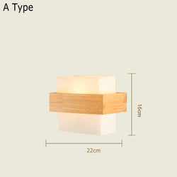 NordicGreen - Holz Blatt Lampe