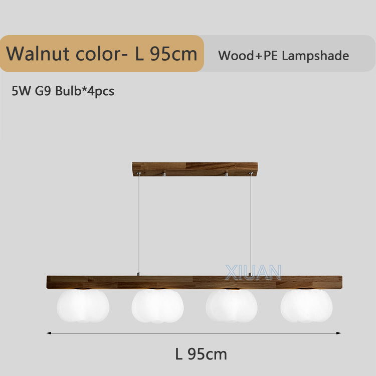 Moderne Natur Holz Pendelleuchte