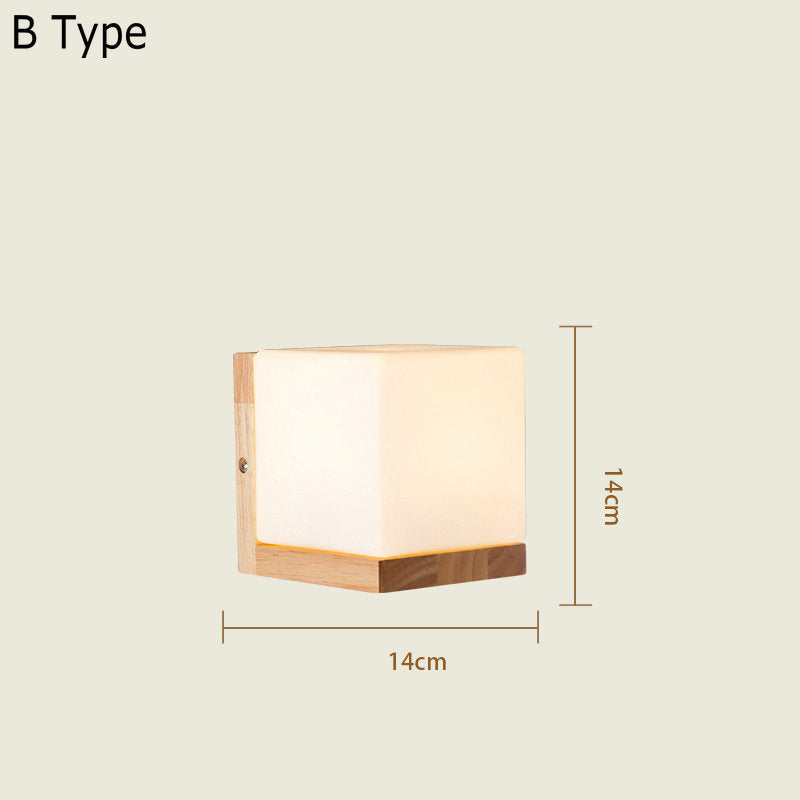 NordicGreen - Holz Blatt Lampe