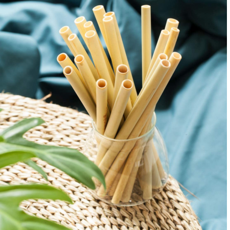 BambooCheers | Natürliche Bambus-Strohhalme Set mit Eco Reinigungsbürste